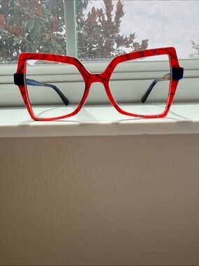 Traction Productions Naoshima Designer Eyeglass Frames Made in France w/ Case